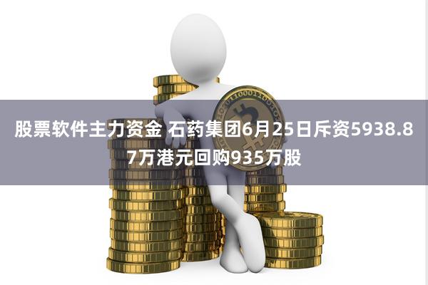 股票软件主力资金 石药集团6月25日斥资5938.87万港元回购935万股