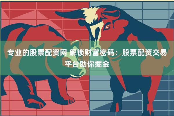 专业的股票配资网 解锁财富密码：股票配资交易平台助你掘金