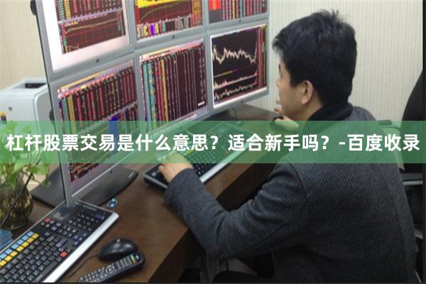 杠杆股票交易是什么意思？适合新手吗？-百度收录